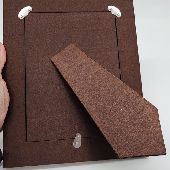 Pier 1 Imports Beaded Picture Frame 5" X 7" Red & Brown - Picture 8 of 13